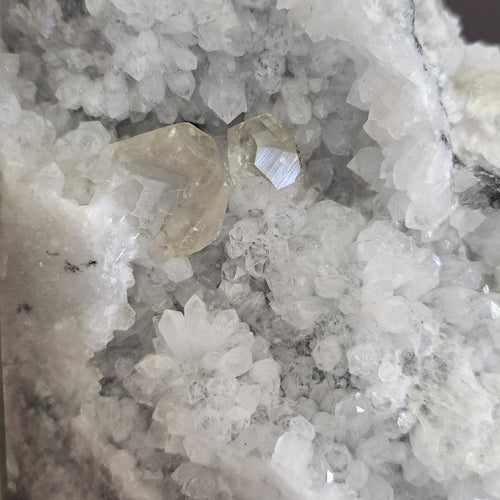 Twelve sided Dodecahedral Yellow Calcite, Sphalerite, Pyrite and Quartz | Specimen 2.18kgs