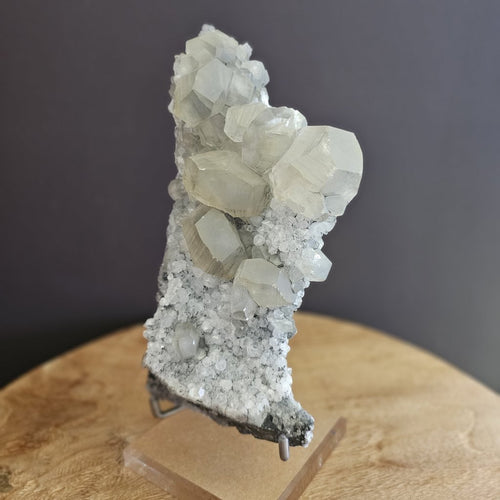 Twelve sided Dodecahedral Yellow Calcite, Sphalerite and Quartz | Specimen 1.58kgs