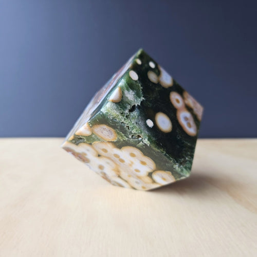 8th Vein Ocean Jasper Cube | Still Point