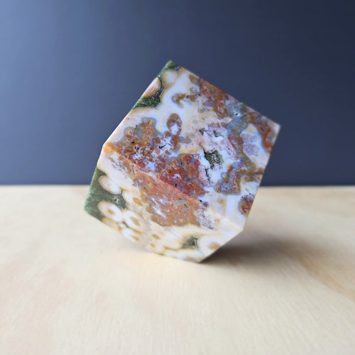 8th Vein Ocean Jasper Cube | Still Point