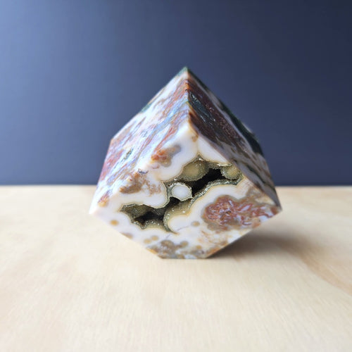 8th Vein Ocean Jasper Cube | Still Point