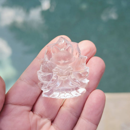 9 Tail Fox Goddess | Brazilian Clear Quartz