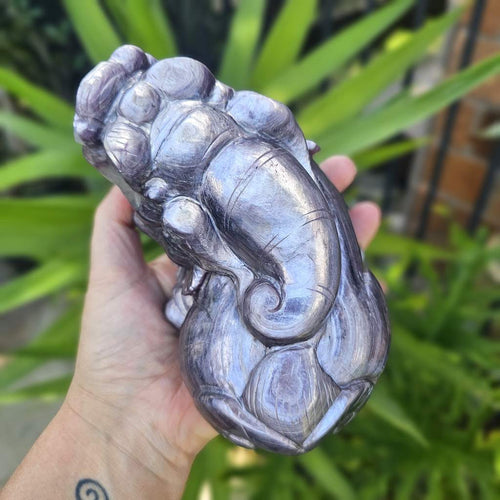 A Grade Purple Mica Pixiu | Guardian Of The Inner Realms