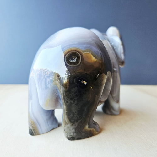 Agate Bear Carving | 1.1kg