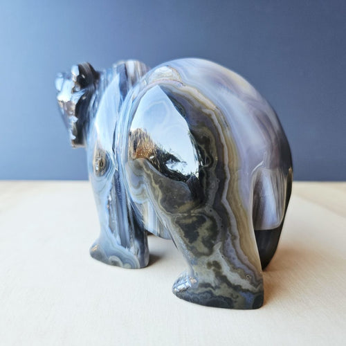 Agate Bear Carving | 1.1kg