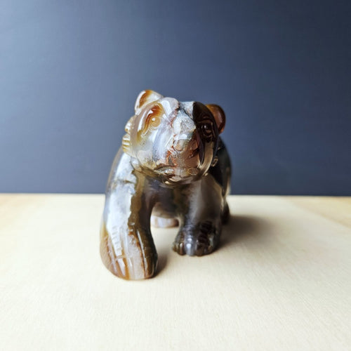 Agate Bear Carving | 992gm