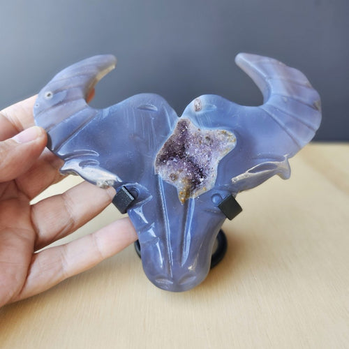 Agate Bull Head | The Ascended Bull