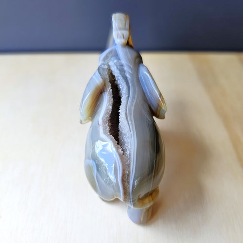 Agate Elephant Carving | 525gm