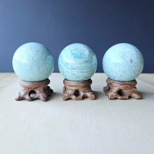 Amazonite Spheres | Soft Strength