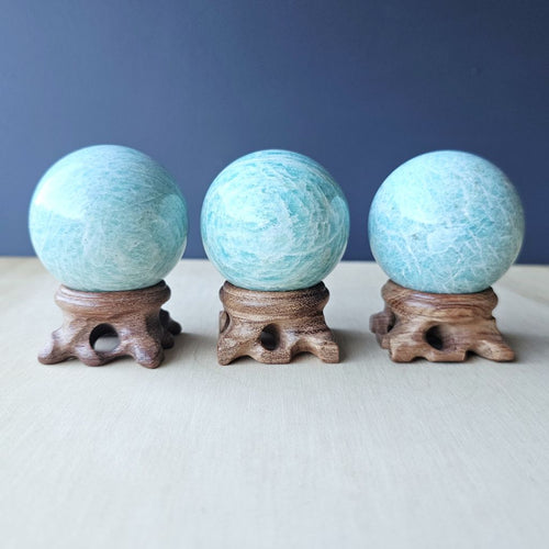 Amazonite Spheres | Soft Strength