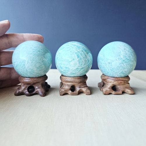 Amazonite Spheres | Soft Strength
