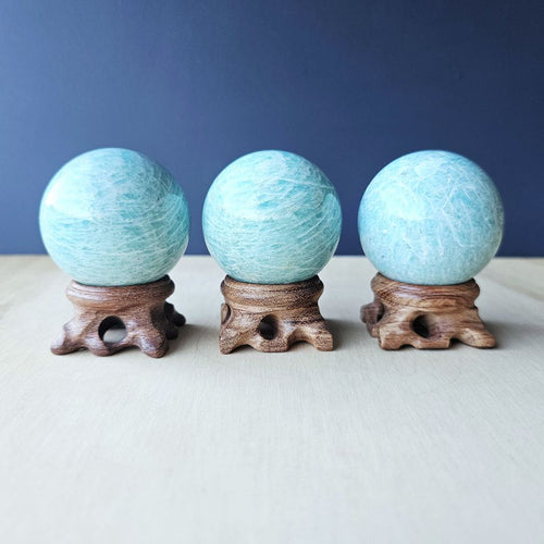 Amazonite Spheres | Soft Strength