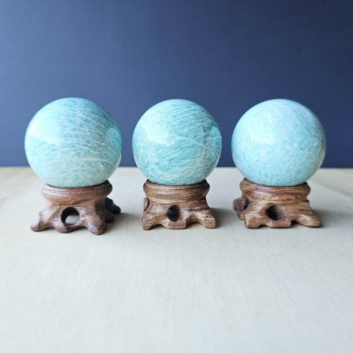 Amazonite Spheres | Soft Strength