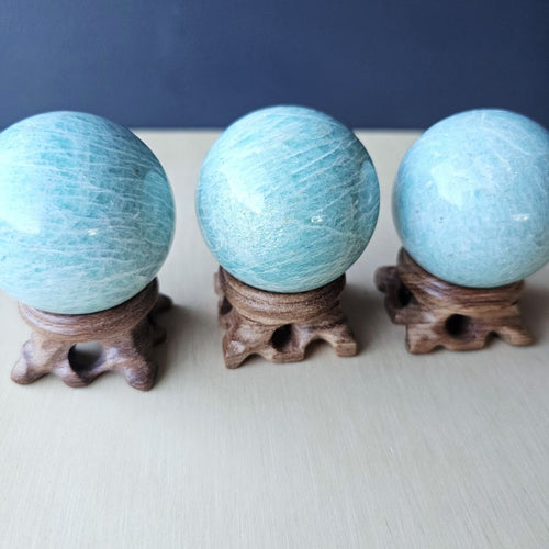 Amazonite Spheres | Soft Strength