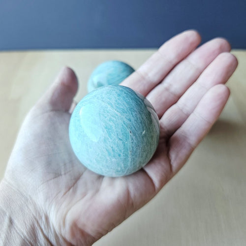 Amazonite Spheres | Soft Strength