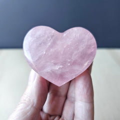 Amazonite, Golden Healer, Rose Quartz Standing Hearts | The Aligned Heart Set