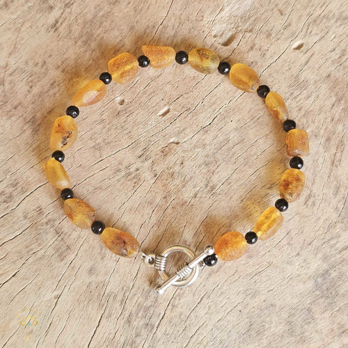 Amber Bracelet | Natural Unpolished Bead