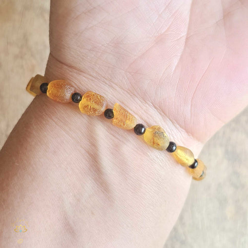 Amber Bracelet | Natural Unpolished Bead