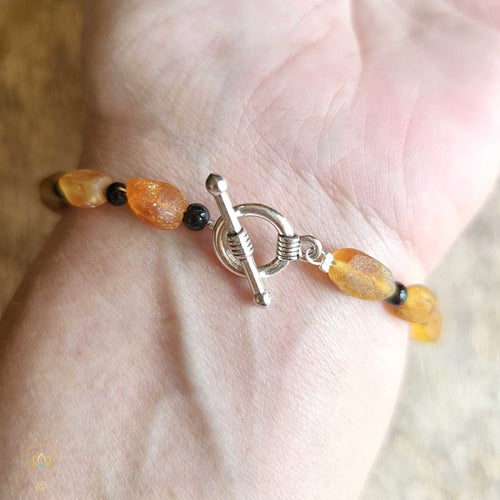 Amber Bracelet | Natural Unpolished Bead