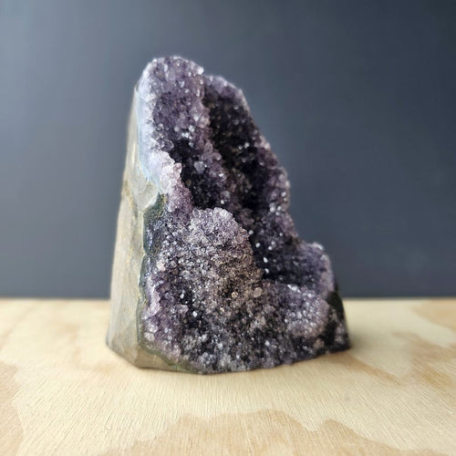 Amethyst Cut Base Geode | Purple Haze