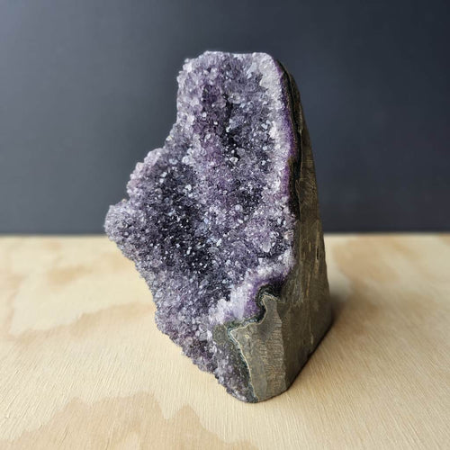 Amethyst Cut Base Geode | Purple Haze