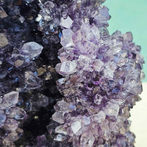 Amethyst Geode With Amethyst Flowers | Brazil