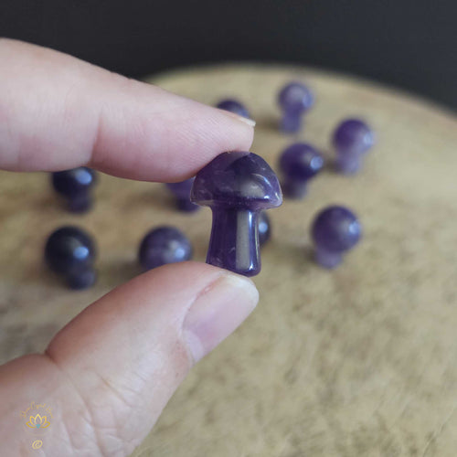 Amethyst Mini Mushrooms