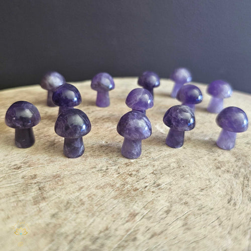 Amethyst Mini Mushrooms