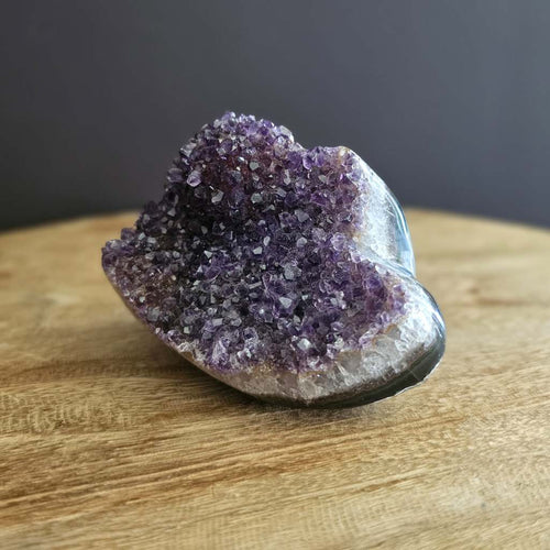 Amethyst With Red Amethyst Inclusions | Geode 534gms