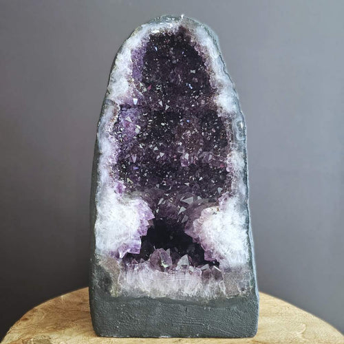 A Grade Amethyst & Lepidocrocite Cave | Frequency of the Violet Flame