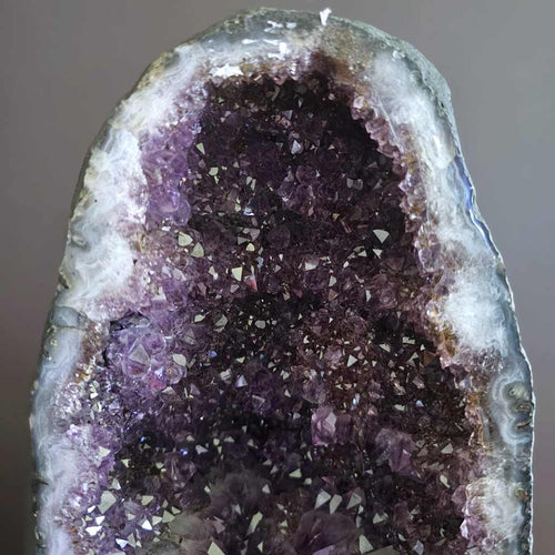 A Grade Amethyst & Lepidocrocite Cave | Frequency of the Violet Flame