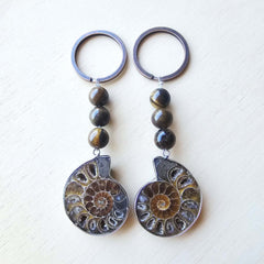 Ammonite Keyring Twin Set | Two Halves, One Story