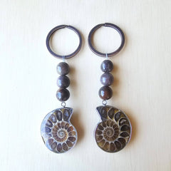 Ammonite Keyring Twin Set | Two Halves, One Story
