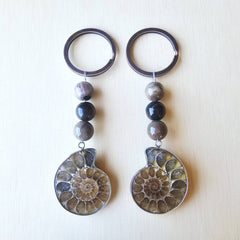Ammonite Keyring Twin Set | Two Halves, One Story