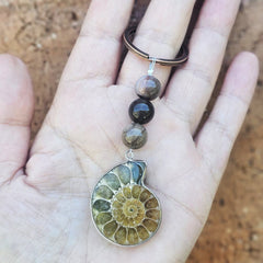 Ammonite Keyring Twin Set | Two Halves, One Story