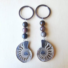 Ammonite Keyring Twin Set | Two Halves, One Story