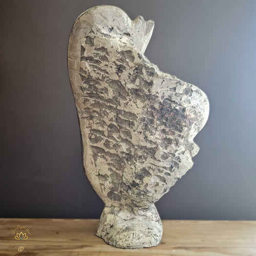 Ammonite On Limestone Sculpture | Times Spiral 19.9kgs