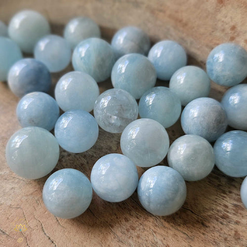 Aquamarine Mini Spheres