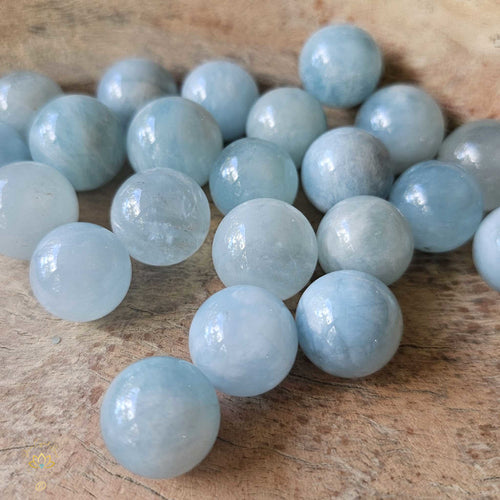 Aquamarine Mini Spheres