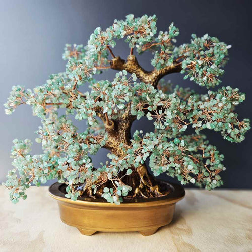 Aventurine Crystal Bonsai | Tree Of Good Fortune