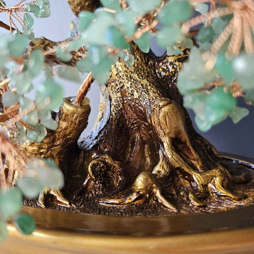 Aventurine Crystal Bonsai | Tree Of Good Fortune