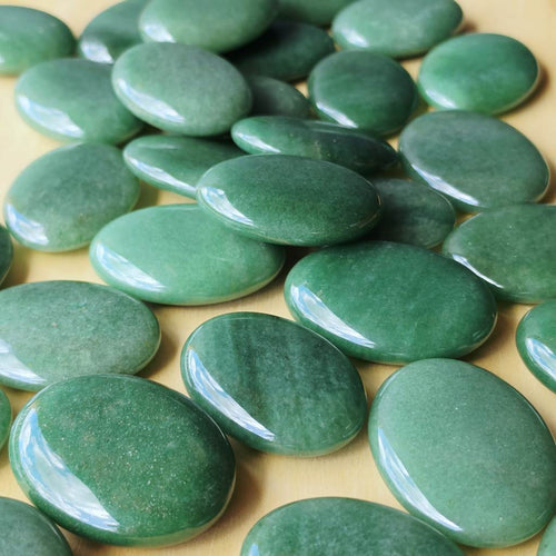 Aventurine Palm Stone | Activate Abundance