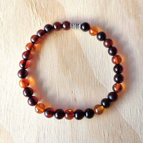 Baltic Amber Bracelet | Ancient Ember Flame