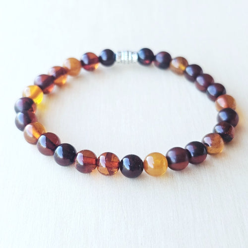 Baltic Amber Bracelet | Ancient Ember Flame