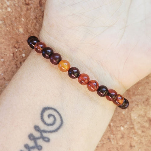 Baltic Amber Bracelet | Ancient Ember Flame