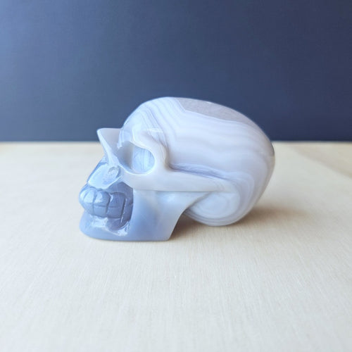 Banded Agate Skull | The Hidden Chamber Guardian