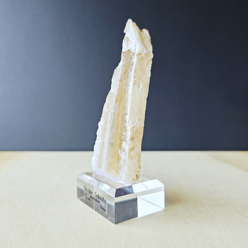 Bi-Colour Selenite Specimen | Light Layers, Loud Wisdom 115gms