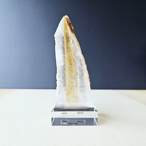 Bi-Colour Selenite Specimen | Light Layers, Loud Wisdom 115gms