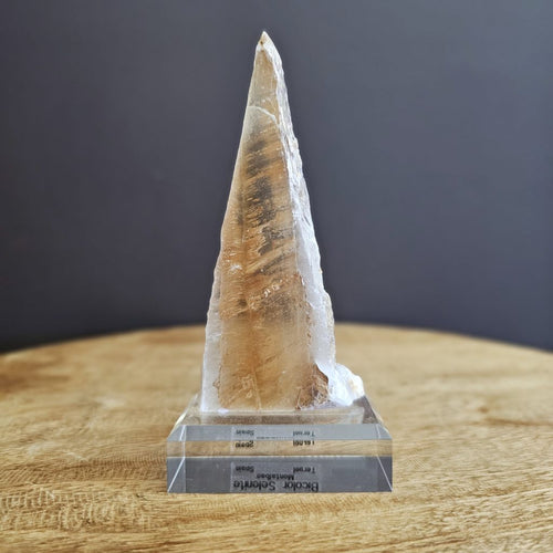 Bi-Colour Selenite | Specimen on Stand 139gms