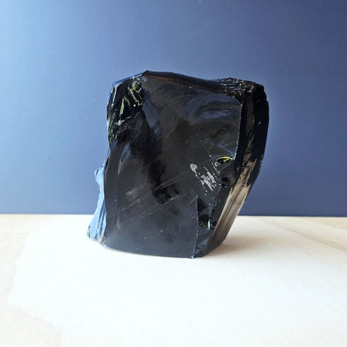 Black Obsidian Abstract Sculpture | Dark Matter